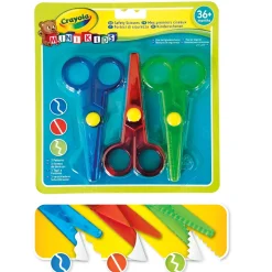 3 Forbici Di Sicurezza Minikids Crayola