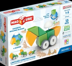 202 Geomag Magicube 4 Shapes Recycled Wheels 13 Pcs