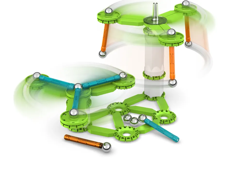 756 Geomag Mechanics Motion Recycled Flywheels 96 Pcs