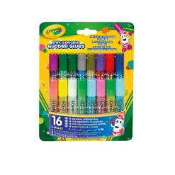16 Mini Colle Glitter Lavabili Crayola