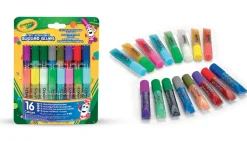 16 Mini Colle Glitter Lavabili Crayola
