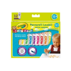 12 Pennarelli Lavabili Minikids Crayola Binney & Smith Marche