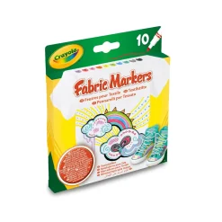 10 Pennarelli Per Tessuto Crayola