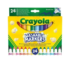 24 Pennarelli Punta Maxi Super Lavabili