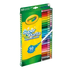 50 Pennarelli Superpunta Lavabili Crayola
