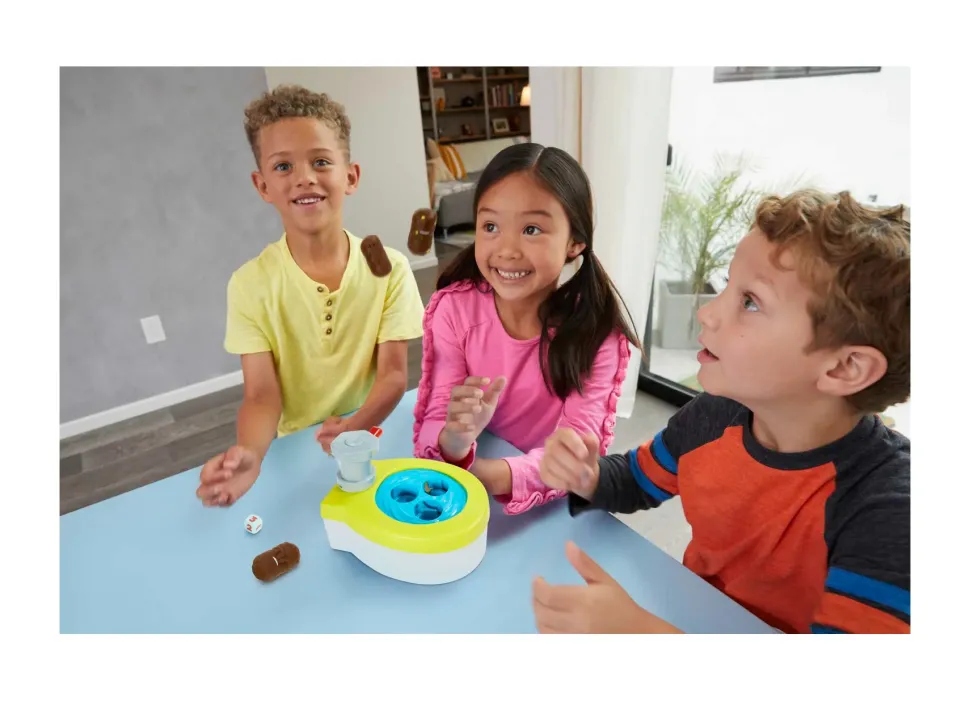 Acchiappa La Cacca Turbo, Gioco Per Bambini Con Water Giocattolo, 3 Pezzi Di Cacca, 1 Dado E Istruzioni; Giocattolo Per Bambini Dai 5 Anni In Su