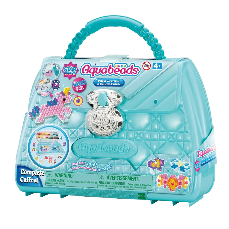 Acquabeads Valigetta Deluxe 1.400 Perline 48 Colori