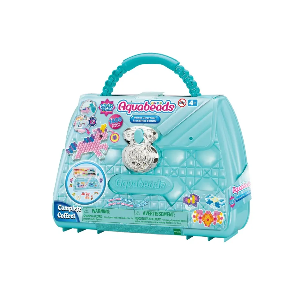 Acquabeads Valigetta Deluxe 1.400 Perline 48 Colori