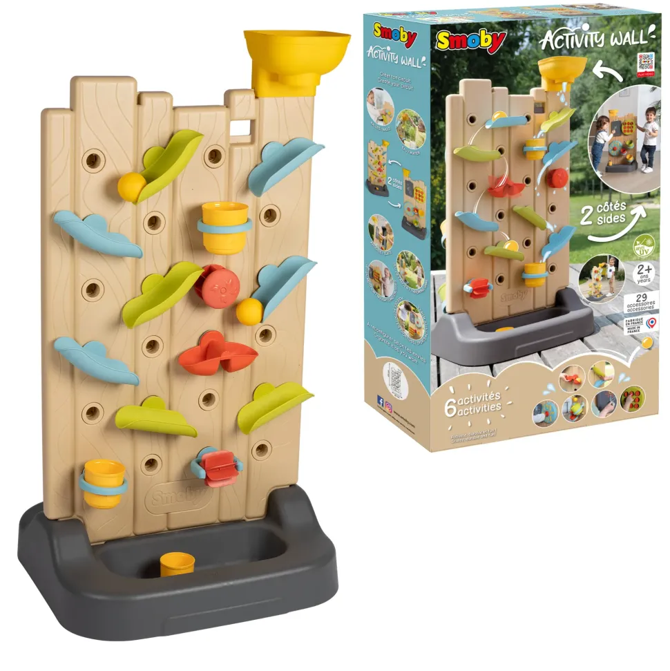 Activity Wall Di Smoby Con 6 Diverse Attivita Su Due Lati