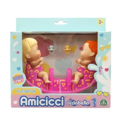 Amicicci Nuovo Set Dondolo Con 2 Personaggi Inclusi Nella Confezione