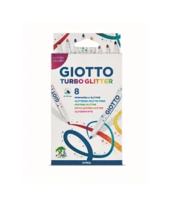 Ast. Giotto Turbo Glitter 8 Pz