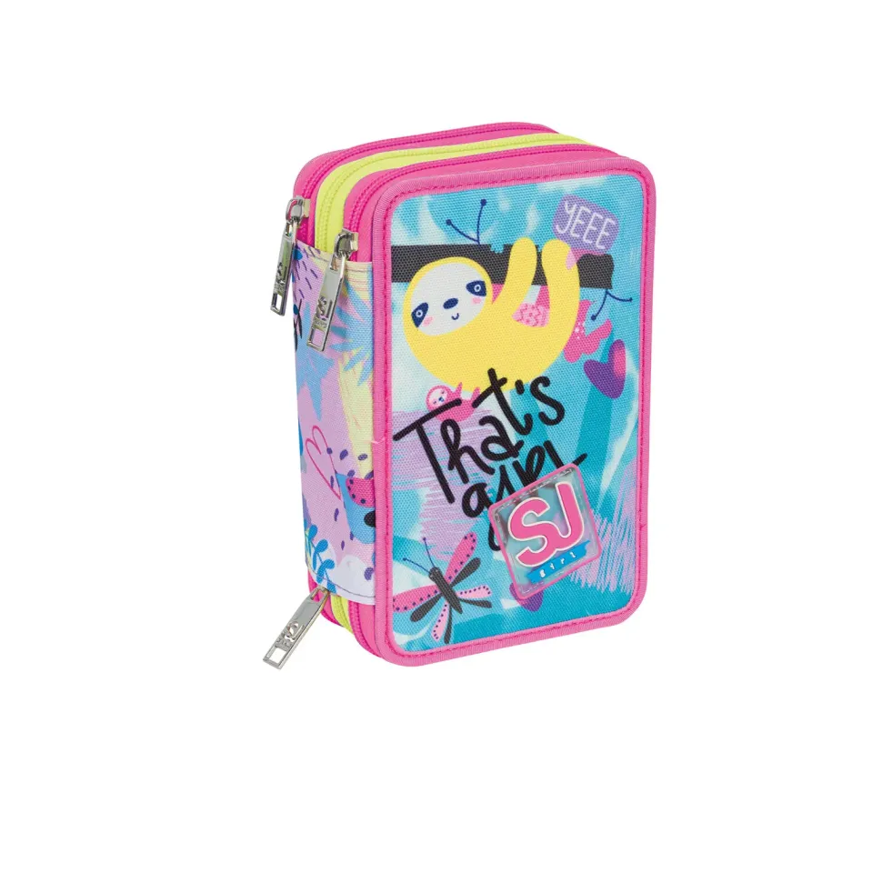 Astuccio 3 Zip Sj Gang Etichetta In Gomma Personalizzata