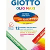 Astuccio Appendibile 12 Pastelli A Olio Giotto
