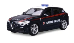 Auto Bburago Alfa Romeo Con Licenza Ufficiale Carabinieri In Scala 1/24