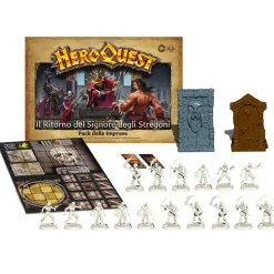 Avalon Hill, Heroquest, Il Ritorno Del Signore Degli Stregoni, Gioco Da Tavolo Per Adulti, Per Giocare E Necessario Avere Il Sistema Di Gioco Heroquest