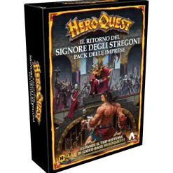 Avalon Hill, Heroquest, Il Ritorno Del Signore Degli Stregoni, Gioco Da Tavolo Per Adulti, Per Giocare E Necessario Avere Il Sistema Di Gioco Heroquest