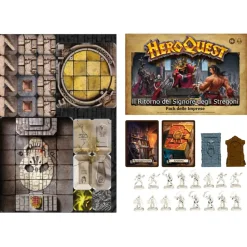 Avalon Hill, Heroquest, Il Ritorno Del Signore Degli Stregoni, Gioco Da Tavolo Per Adulti, Per Giocare E Necessario Avere Il Sistema Di Gioco Heroquest