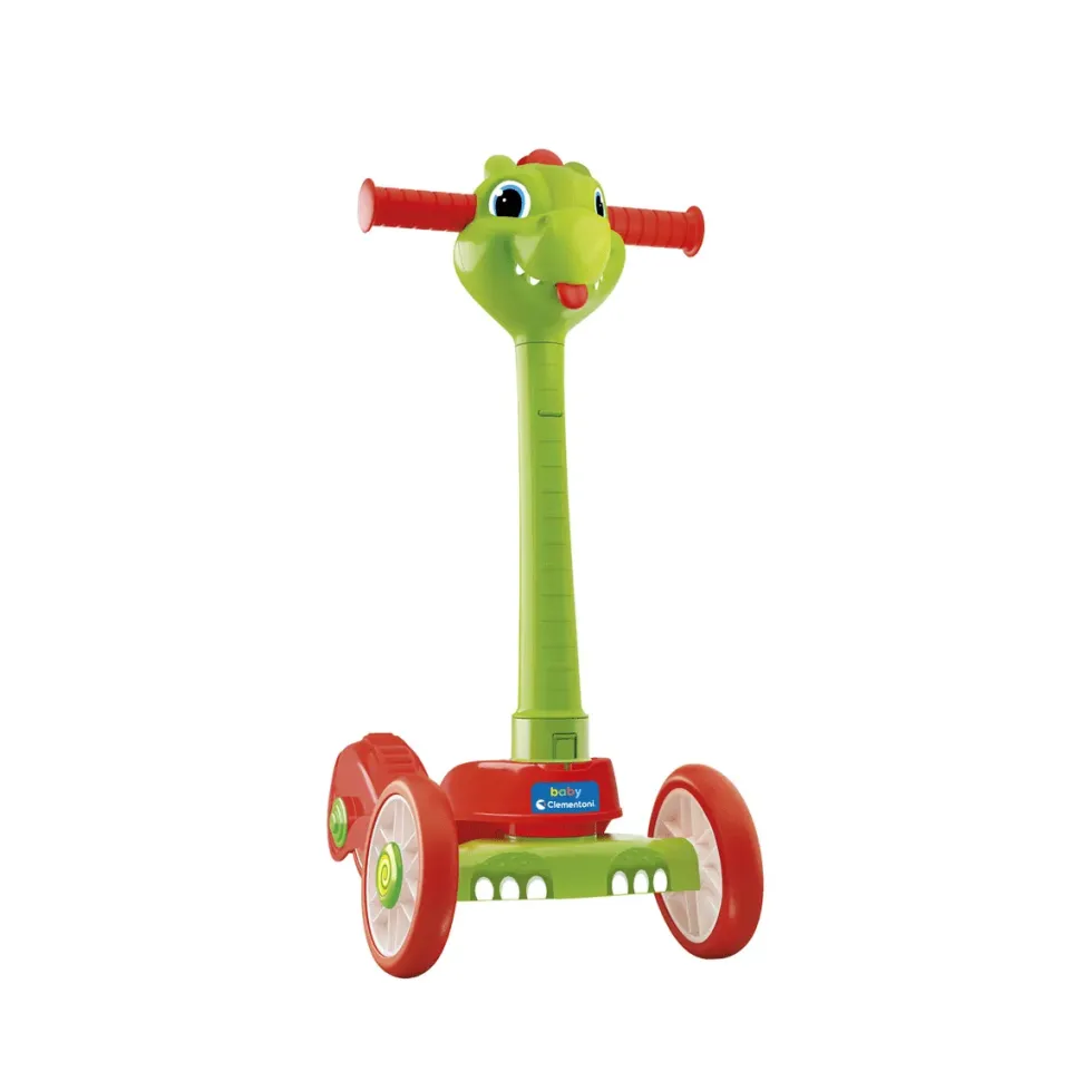 Baby Clementoni 17738 Baby Dragon Push Scooter, Monopattino Bambini