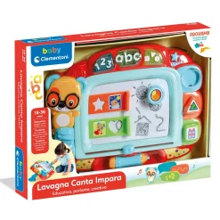Baby Clementoni 17741 Lavagna Canta E Impara, Lavagna Interattiva Prima Infanzia