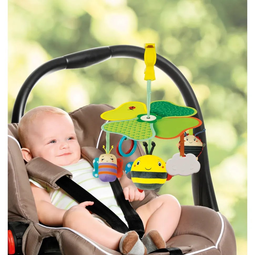 Baby Clementoni Easy-Peasy Travel Mobile Giostrina Culla O Passeggino