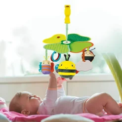 Baby Clementoni Easy-Peasy Travel Mobile Giostrina Culla O Passeggino