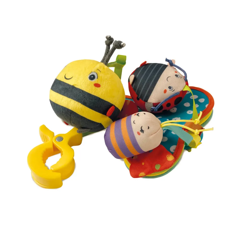 Baby Clementoni Easy-Peasy Travel Mobile Giostrina Culla O Passeggino