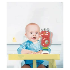 Baby Clementoni Hungry Dino Shake & Play, Sonaglino E Gioco Per Seggiolino