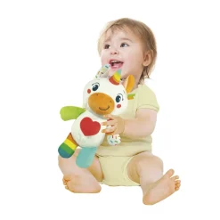 Baby Clementoni Laila Il Mio Unicorno, Peluche Prima Infanzia