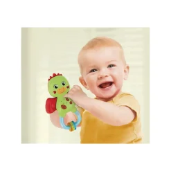 Baby Clementoni Little Dragon Rattle Sonaglino Neonato Con Massaggiagengive