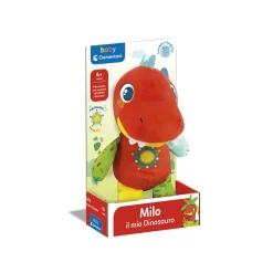 Baby Clementoni Milo Il Mio Dinosauro, Peluche Prima Infanzia