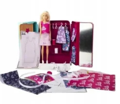 Barbie Armadio Crea La Moda, Playset Armadio Crea La Moda Con Bambola Barbie Inclusa, Tanti Accessori, 3+ Anni, Y2737