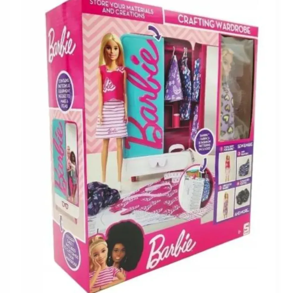 Barbie Armadio Crea La Moda, Playset Armadio Crea La Moda Con Bambola Barbie Inclusa, Tanti Accessori, 3+ Anni, Y2737