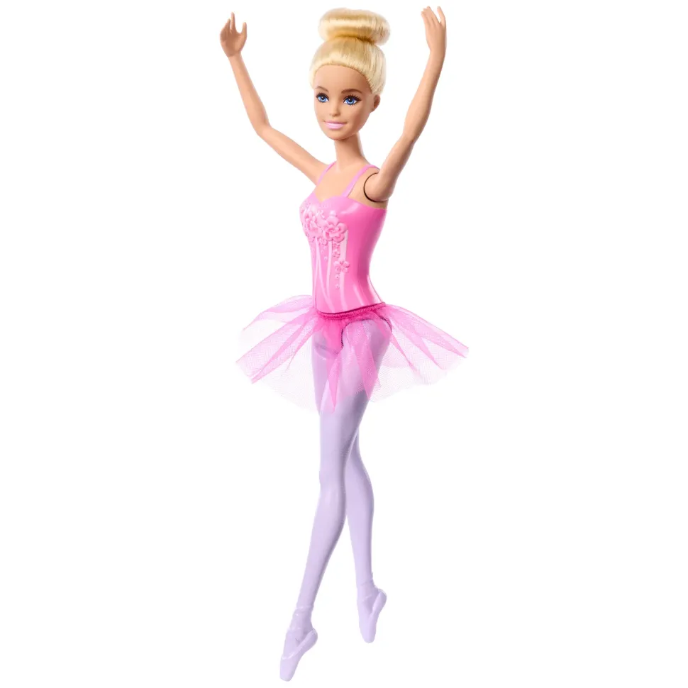 Barbie Ballerina Base, Bambola Snodata Con Tutu E Chignon