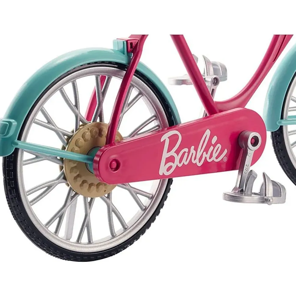 Barbie Bicicletta Per Bambole Con Casco E Accessori