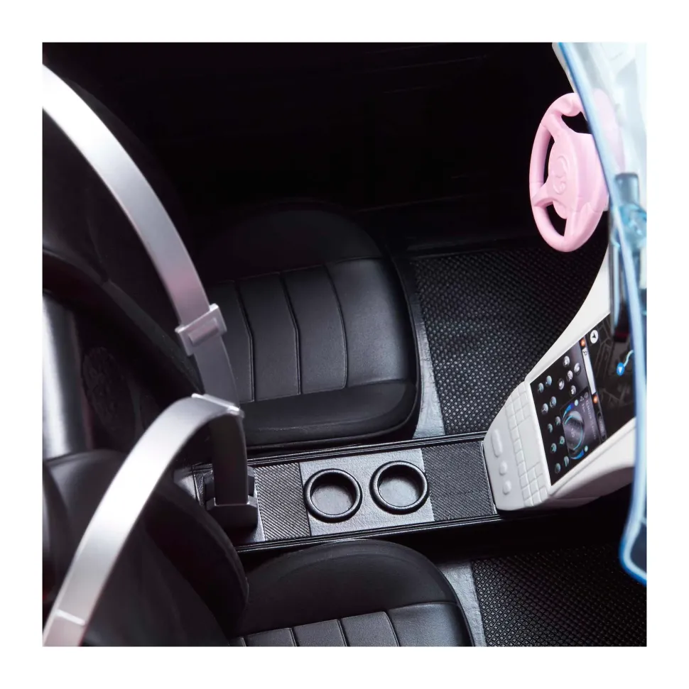 Barbie, Cabrio Veicolo Decapottabile Rosa A Due Posti Con Ruote Funzionanti E Dettagli Realistici, Giocattolo Per Bambini 3+ Anni, Hbt92