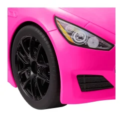 Barbie, Cabrio Veicolo Decapottabile Rosa A Due Posti Con Ruote Funzionanti E Dettagli Realistici, Giocattolo Per Bambini 3+ Anni, Hbt92