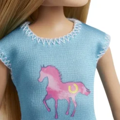 Barbie E Stacie Sorelle A Cavallo Playset Con Cavallo, 3+ Anni Gxd65