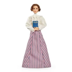 Barbie Helen Keller, Bambola Da Collezione Con Blusa E Gonna, Certificato Di Autenticita, 6+ Anni