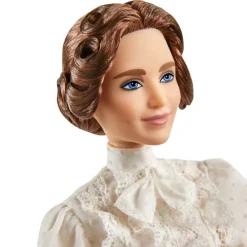 Barbie Helen Keller, Bambola Da Collezione Con Blusa E Gonna, Certificato Di Autenticita, 6+ Anni