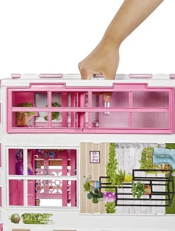 Barbie Loft 2022 Con Bambola. Questa Casa Di Barbie Completamente Ammobiliata Apre Le Porte A Storie Sempre Diverse, Con 2 Piani E 4 Aree Gioco!