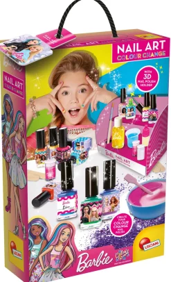 Barbie Nail Art Colour Change