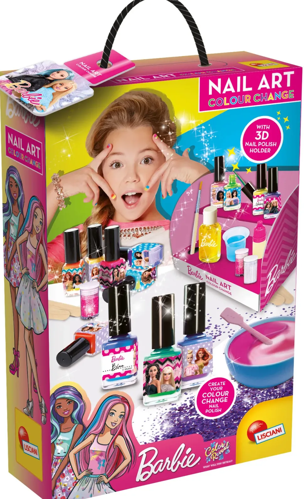 Barbie Nail Art Colour Change