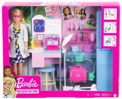 Barbie Playset Con Bambola Medico, 20+ Accessori Medici E Tavolo Da Visita