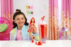 Barbie Pop! Reveal Serie Frutta Bambola, Tema Spremuta Di Anguria Con 8 Sorprese Tra Cui Cucciolo E Accessori Slime