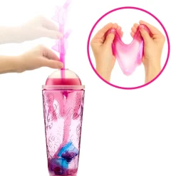 Barbie Pop! Reveal Serie Frutta Bambola, Tema Limonata Di Fragole Con 8 Sorprese Tra Cui Cucciolo E Accessori Slim