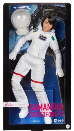 Barbie Samantha Cristoforetti (Signature Role Models) Bambola Astronauta Esa Con Tuta Spaziale Realistica