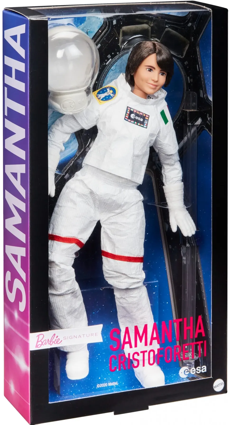 Barbie Samantha Cristoforetti (Signature Role Models) Bambola Astronauta Esa Con Tuta Spaziale Realistica