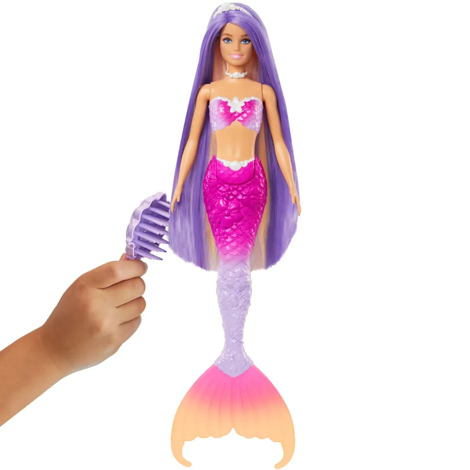 Barbie Sirena Colori Del Mare, Bambola Con Effetto Cambia Colore
