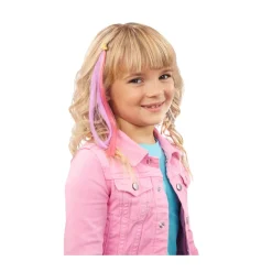 Barbie Super Chioma Hairstyle Capelli Arcobaleno, Testa Pettinabile Con Capelli Biondi E Ciocche Arcobaleno Fluo Da Acconciare, Con Accessori Color Reveal, 3+ Anni, Hmd78