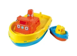 Barca Galleggiante. Gioco Spiaggia Con Piccola Barca. 2 In 1